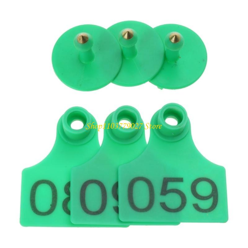 Thẻ nhựa số C4DF 001-100 Thẻ n - đánh giá và giá Livestock Ear Tag